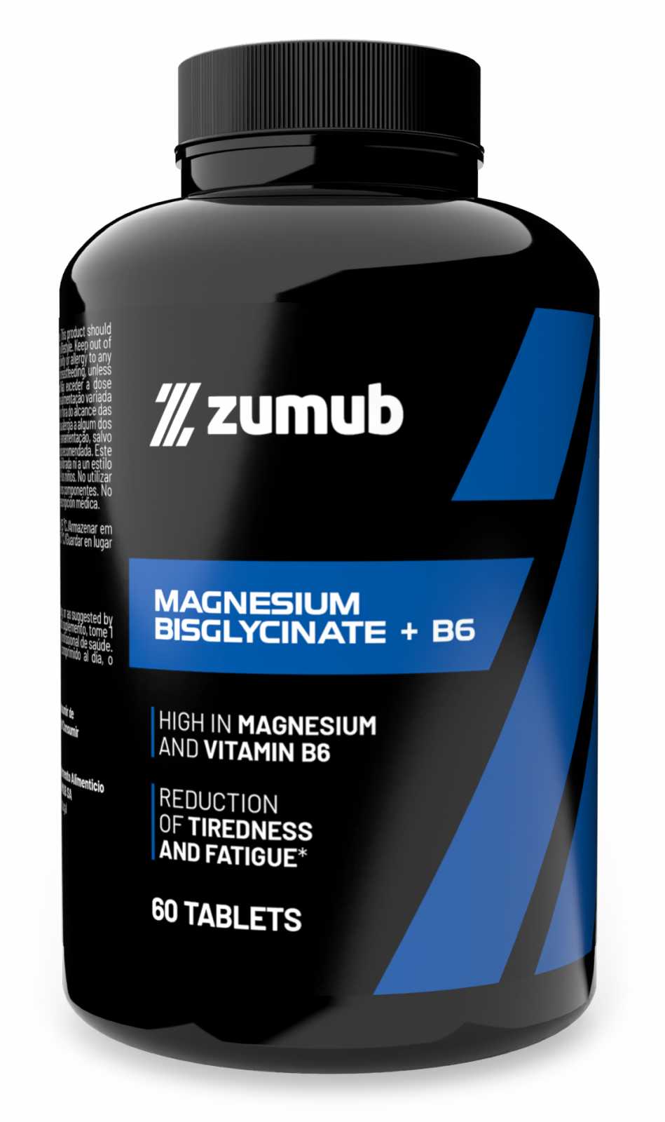 Zumub Bisglicinato de Magnésio + B6 60 comprimidos