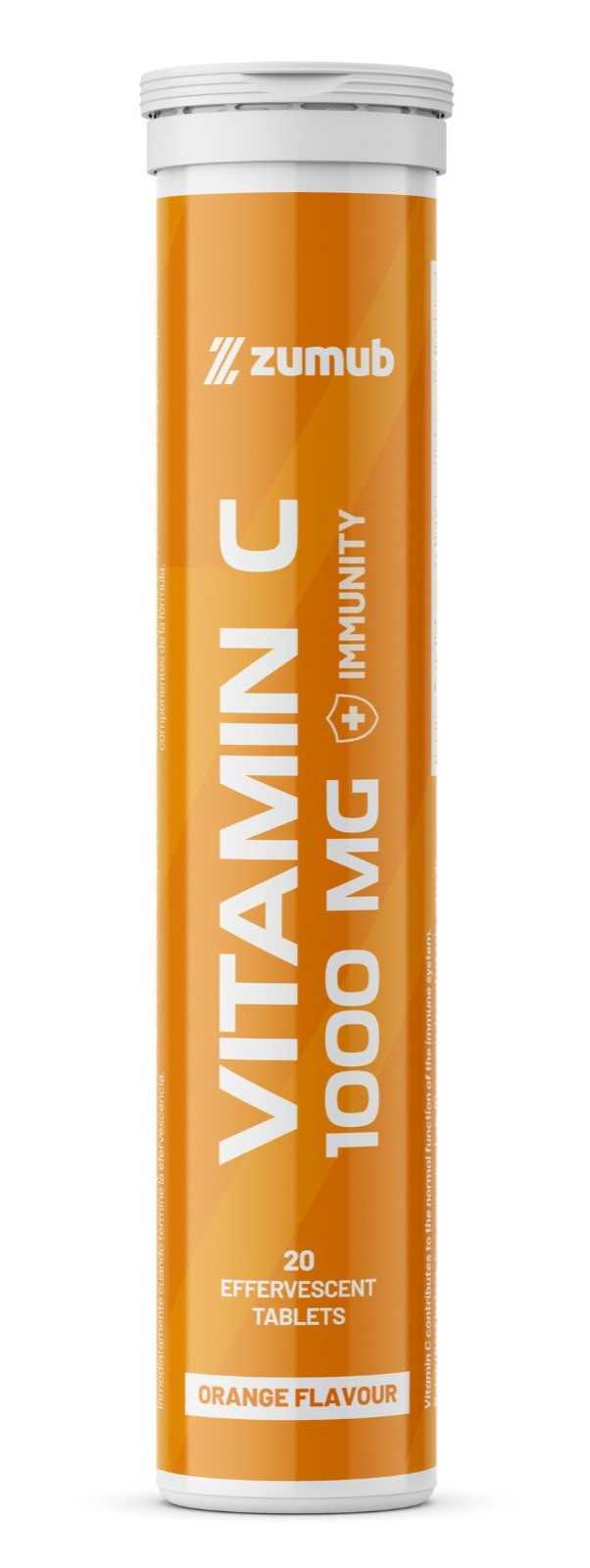 Zumub Vitamina C 1000mg 20 comprimidos efervescentes